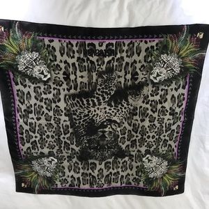 Cavalli silk scarf